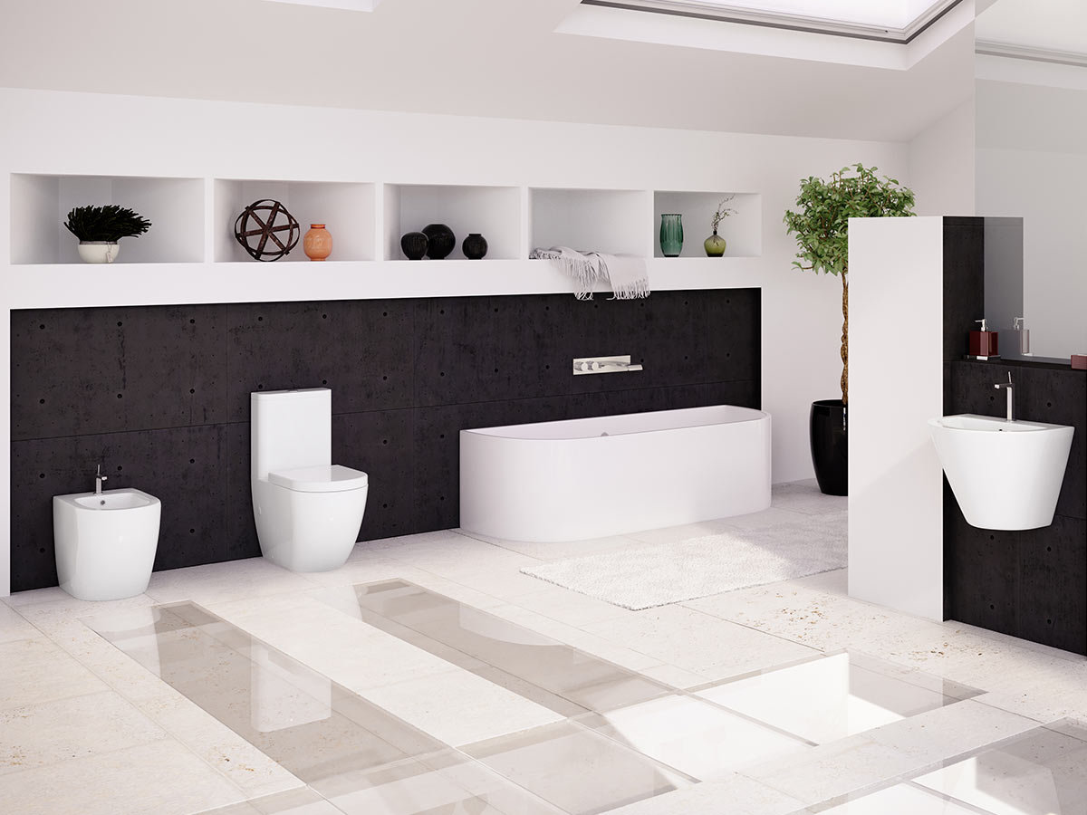 ▷ Lavabo suspendido Siurana -【Fossil Natura】- TheBath